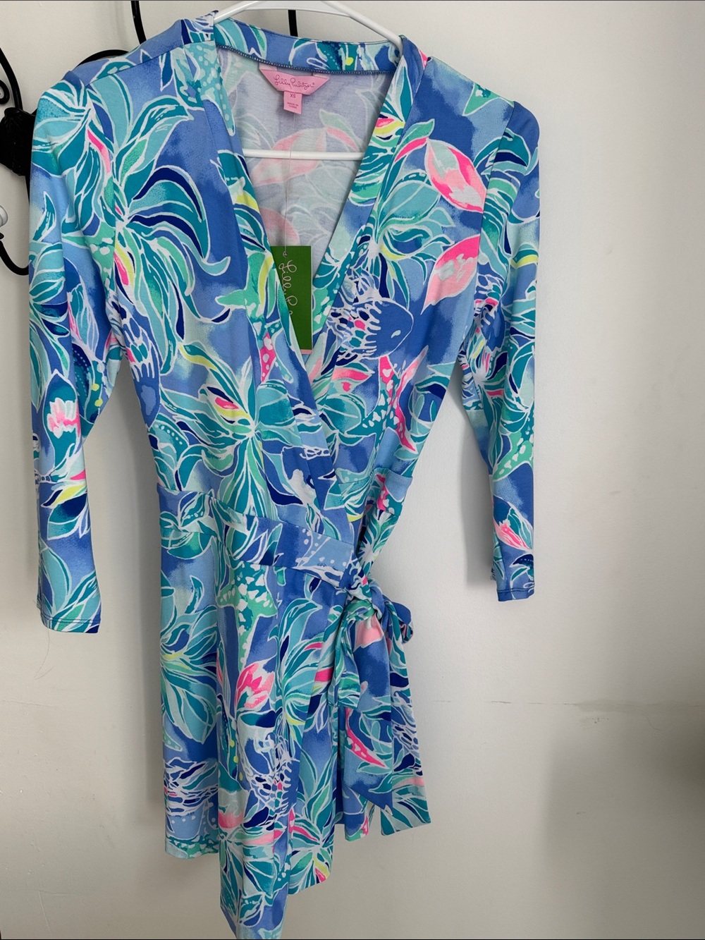 Lilly Pulitzer Karlie Wrap Romper XS NWT